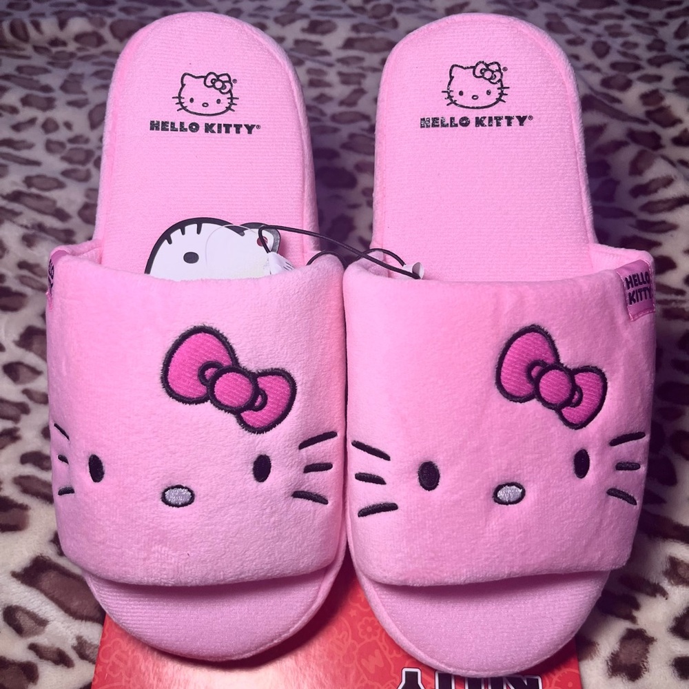 Hello Kitty Pink Slipper Slides